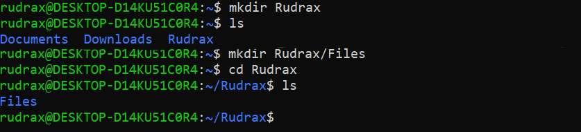 mkdir command linux
